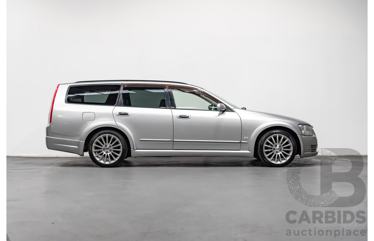 7/2003 Nissan Stagea Axis Autech M35 (AWD) 4d Wagon Silver VQ25DET 2.5L V6 Turbo