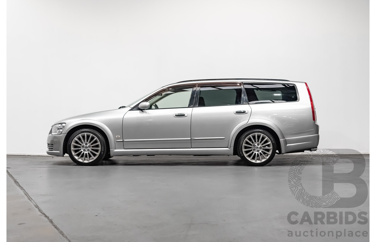 7/2003 Nissan Stagea Axis Autech M35 (AWD) 4d Wagon Silver VQ25DET 2.5L V6 Turbo