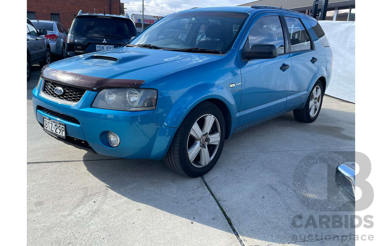 8/2006 Ford Territory Turbo (4x4) SY 4d Wagon Blue 4.0L