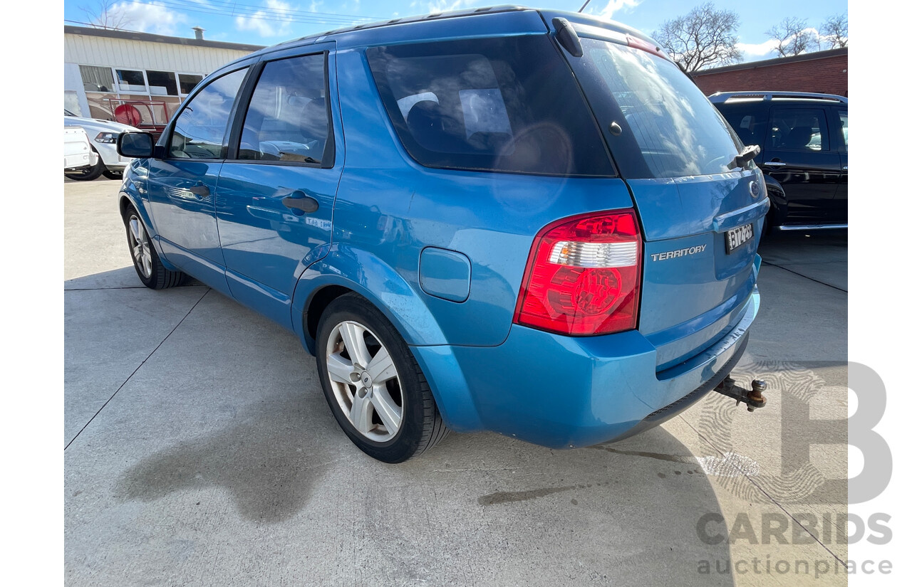 8/2006 Ford Territory Turbo (4x4) SY 4d Wagon Blue 4.0L