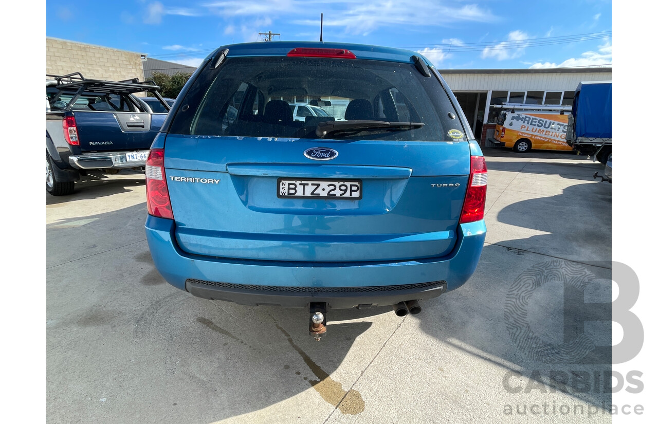 8/2006 Ford Territory Turbo (4x4) SY 4d Wagon Blue 4.0L