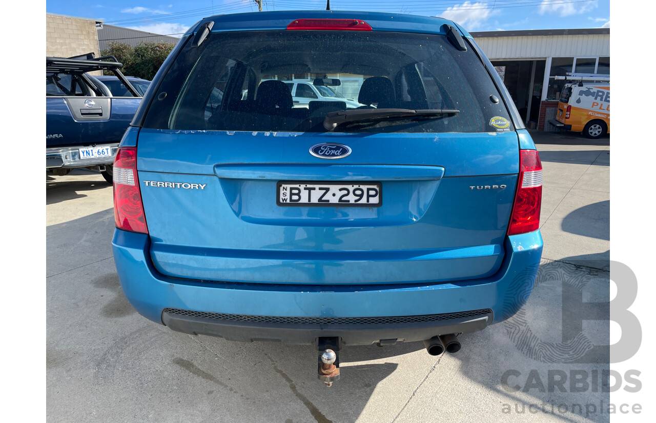 8/2006 Ford Territory Turbo (4x4) SY 4d Wagon Blue 4.0L