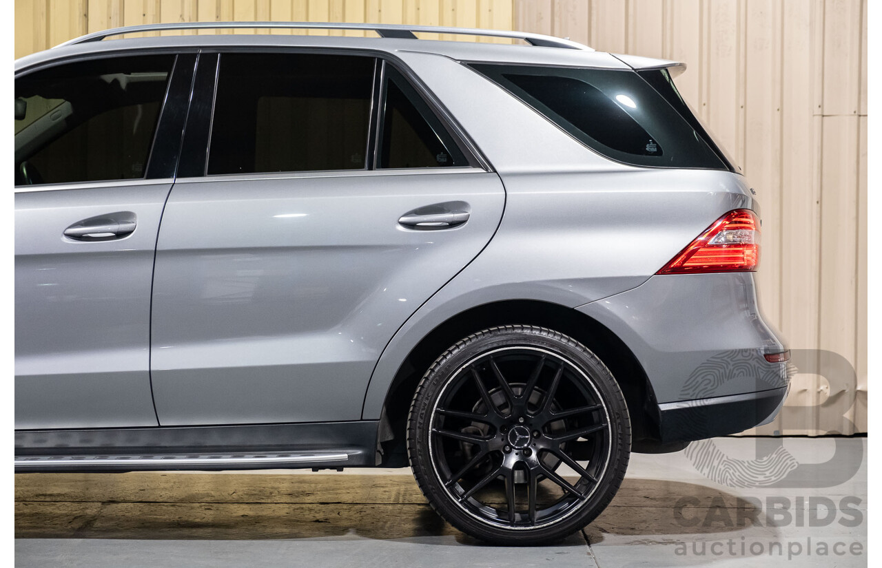 3/2012 Mercedes-Benz ML 250 CDI Bluetec (4x4) 166 4d Wagon Palladium Silver Metallic Turbo Diesel 2.1L