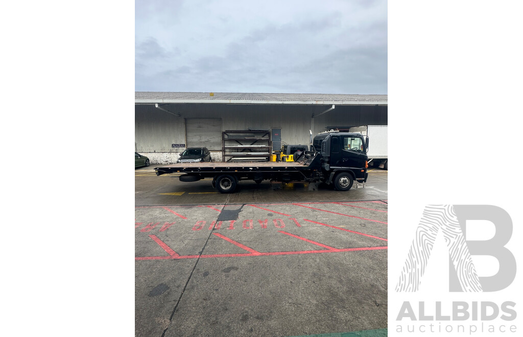 02/2007 Black Hino FD1J Tow Truck with Tilt Slide Tray by Ekebol Engineering