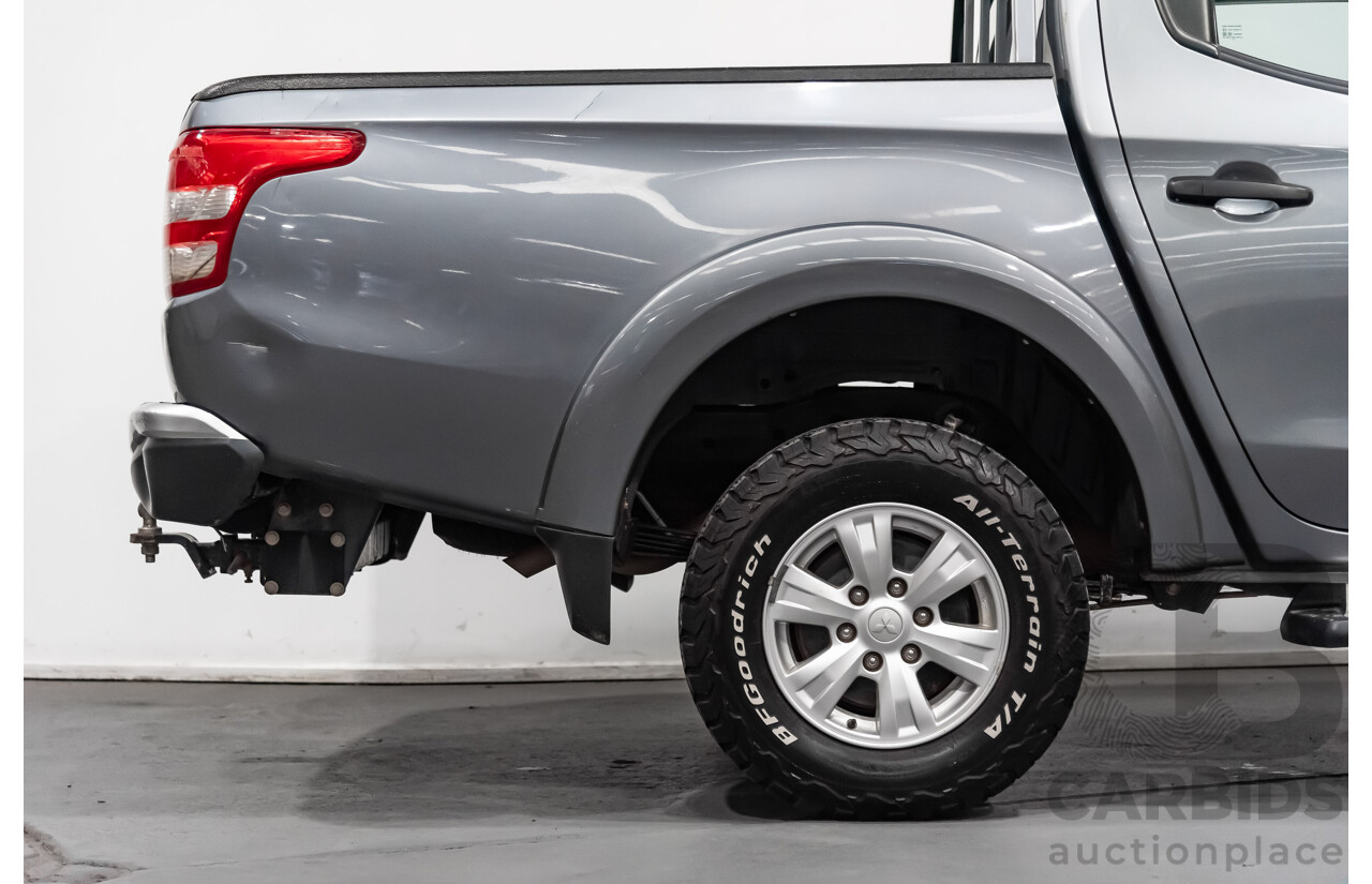 6/2018 Mitsubishi Triton GLX (4x4) MQ Dual C/Chas Grey 2.4L Turbo Diesel