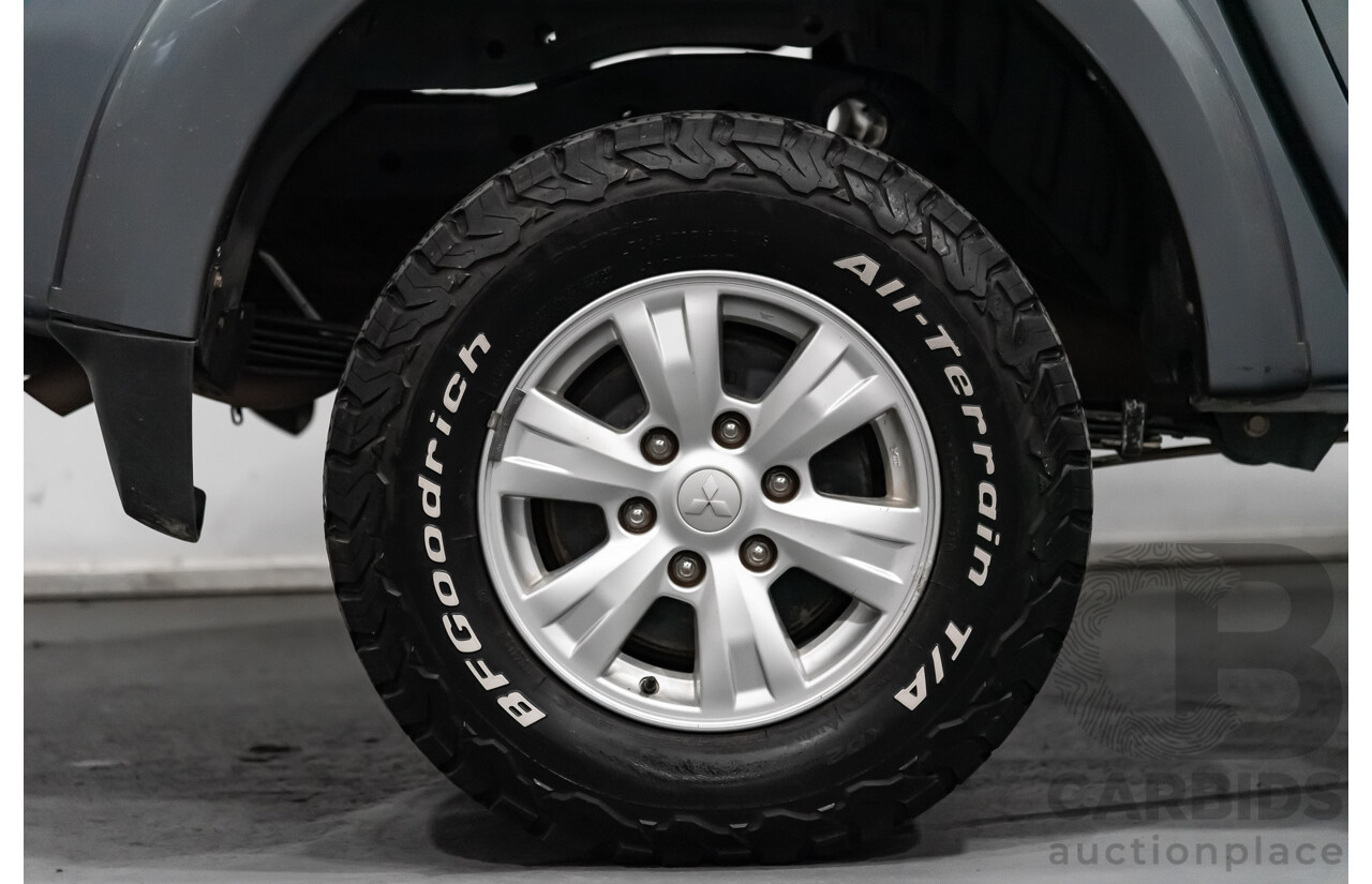 6/2018 Mitsubishi Triton GLX (4x4) MQ Dual C/Chas Grey 2.4L Turbo Diesel