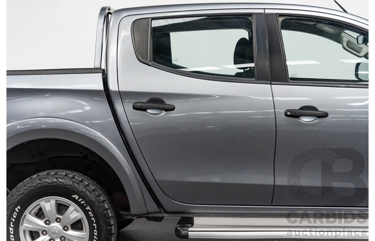 6/2018 Mitsubishi Triton GLX (4x4) MQ Dual C/Chas Grey 2.4L Turbo Diesel