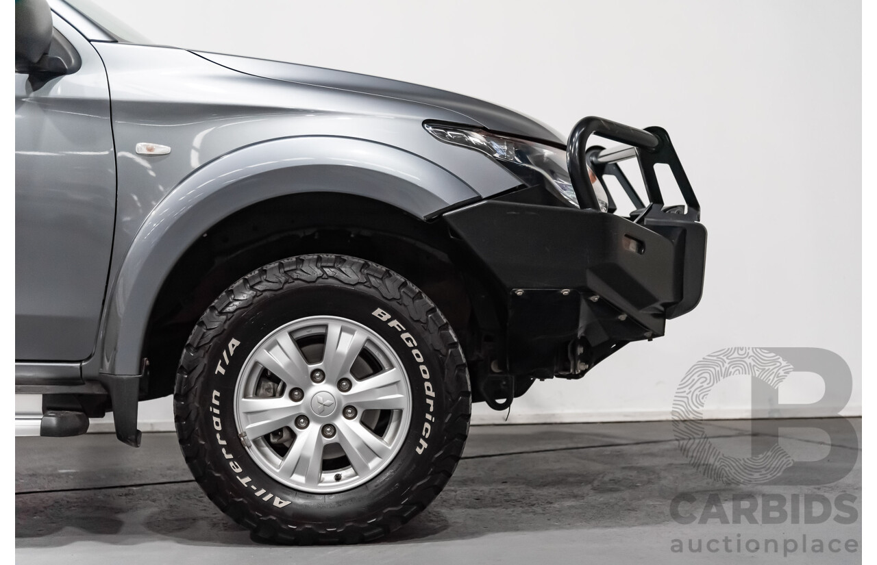 6/2018 Mitsubishi Triton GLX (4x4) MQ Dual C/Chas Grey 2.4L Turbo Diesel