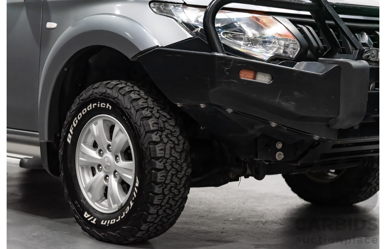 6/2018 Mitsubishi Triton GLX (4x4) MQ Dual C/Chas Grey 2.4L Turbo Diesel