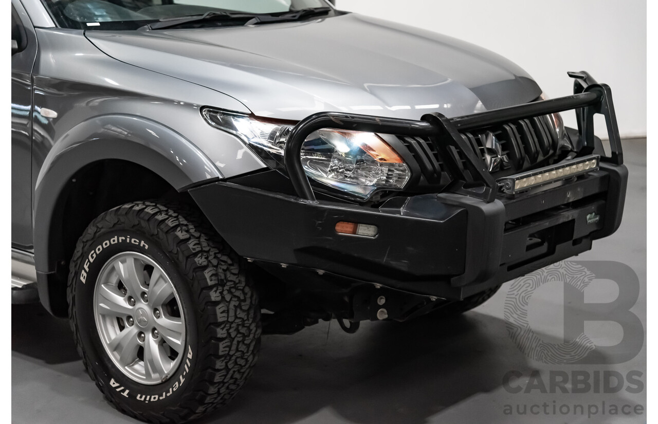 6/2018 Mitsubishi Triton GLX (4x4) MQ Dual C/Chas Grey 2.4L Turbo Diesel