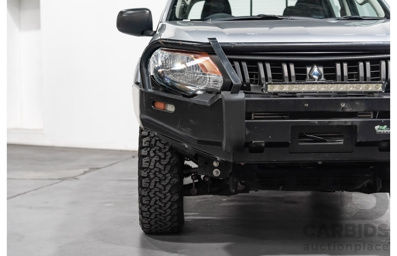 6/2018 Mitsubishi Triton GLX (4x4) MQ Dual C/Chas Grey 2.4L Turbo Diesel