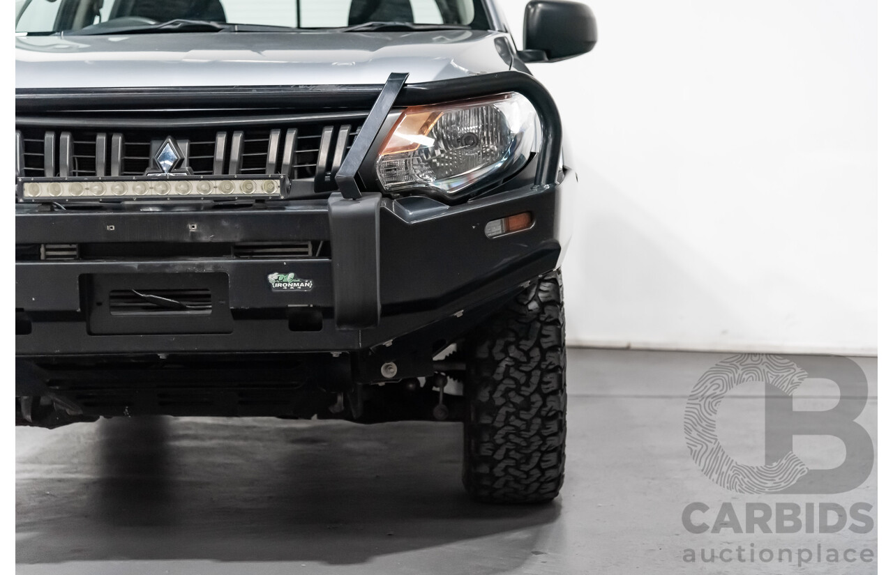6/2018 Mitsubishi Triton GLX (4x4) MQ Dual C/Chas Grey 2.4L Turbo Diesel