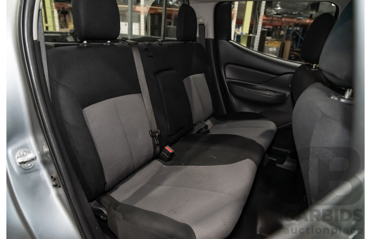 6/2018 Mitsubishi Triton GLX (4x4) MQ Dual C/Chas Grey 2.4L Turbo Diesel