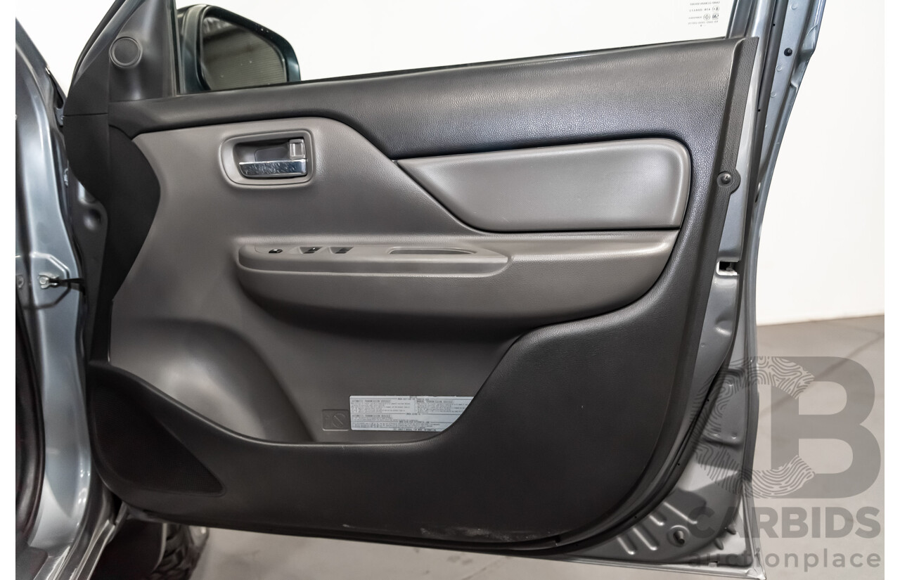 6/2018 Mitsubishi Triton GLX (4x4) MQ Dual C/Chas Grey 2.4L Turbo Diesel