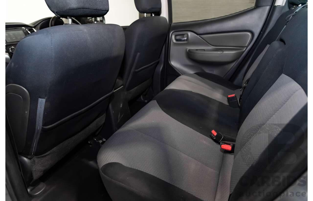 6/2018 Mitsubishi Triton GLX (4x4) MQ Dual C/Chas Grey 2.4L Turbo Diesel
