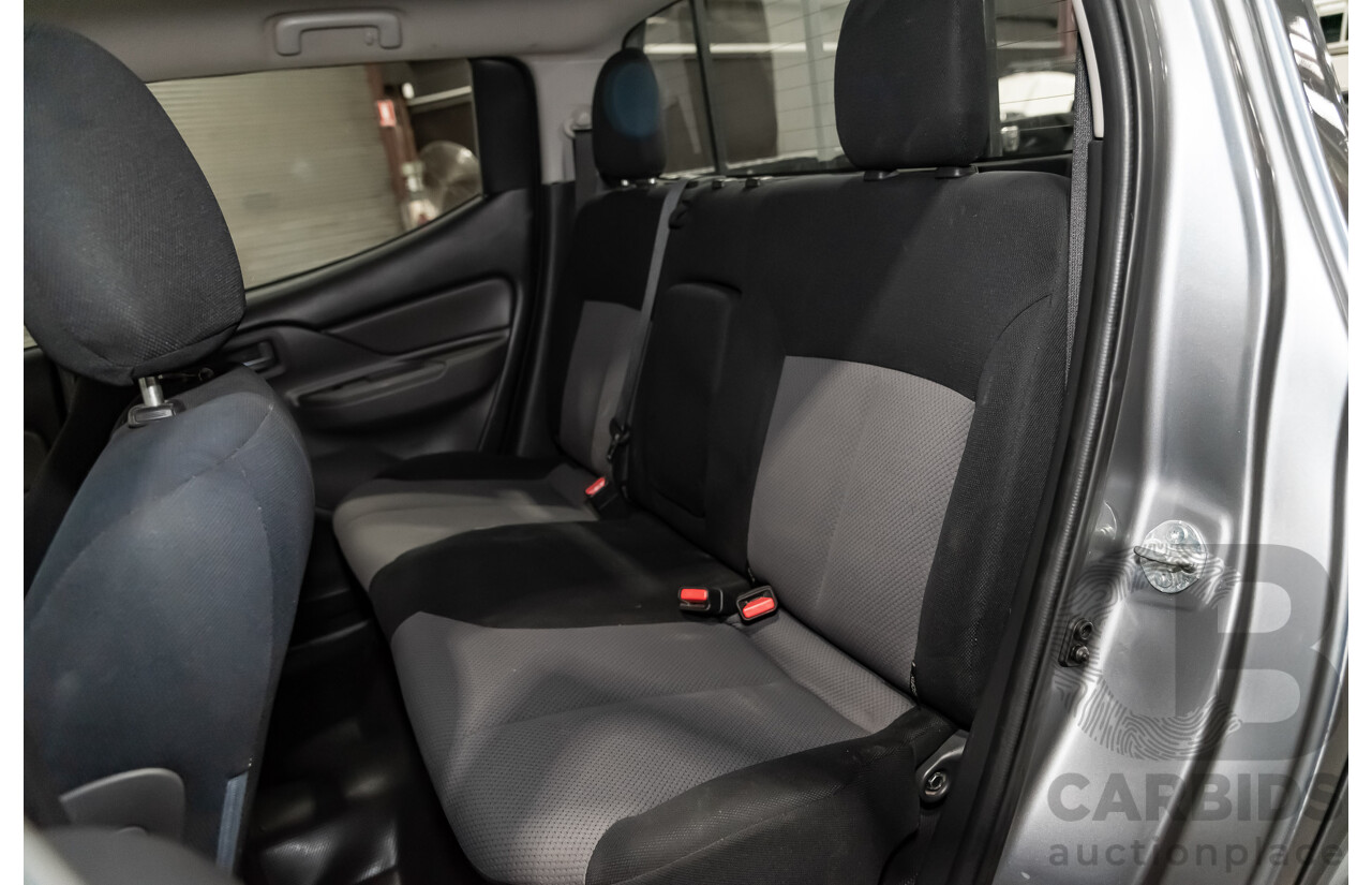 6/2018 Mitsubishi Triton GLX (4x4) MQ Dual C/Chas Grey 2.4L Turbo Diesel