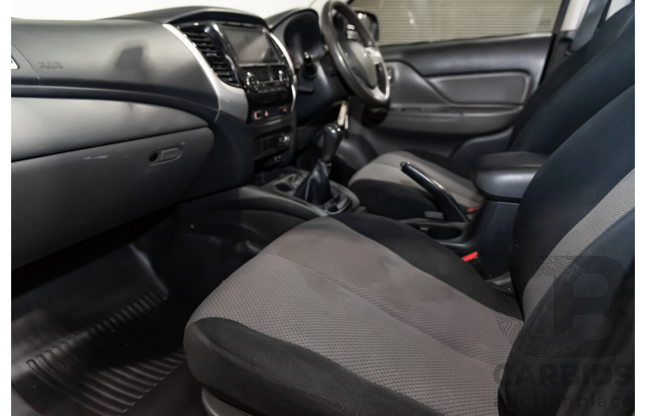 6/2018 Mitsubishi Triton GLX (4x4) MQ Dual C/Chas Grey 2.4L Turbo Diesel