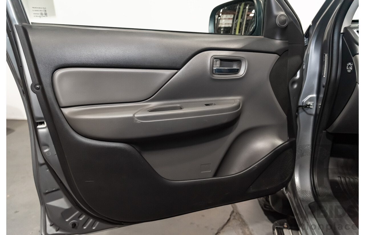 6/2018 Mitsubishi Triton GLX (4x4) MQ Dual C/Chas Grey 2.4L Turbo Diesel