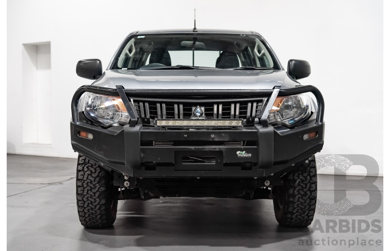 6/2018 Mitsubishi Triton GLX (4x4) MQ Dual C/Chas Grey 2.4L Turbo Diesel
