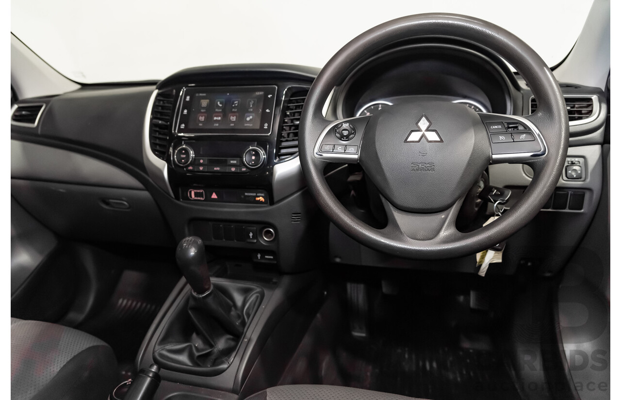 6/2018 Mitsubishi Triton GLX (4x4) MQ Dual C/Chas Grey 2.4L Turbo Diesel