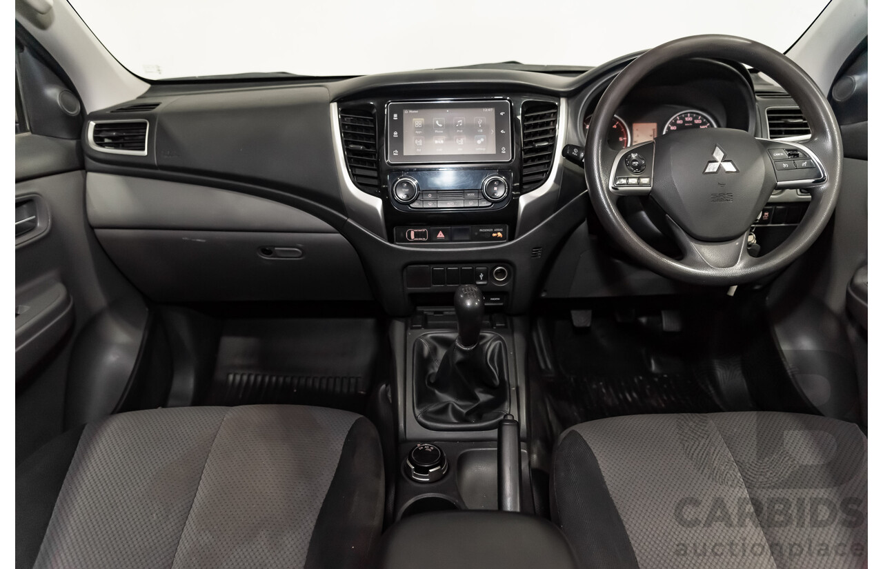 6/2018 Mitsubishi Triton GLX (4x4) MQ Dual C/Chas Grey 2.4L Turbo Diesel