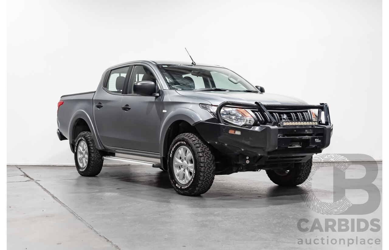 6/2018 Mitsubishi Triton GLX (4x4) MQ Dual C/Chas Grey 2.4L Turbo Diesel