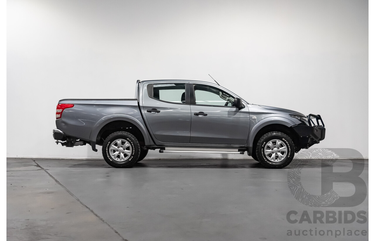 6/2018 Mitsubishi Triton GLX (4x4) MQ Dual C/Chas Grey 2.4L Turbo Diesel