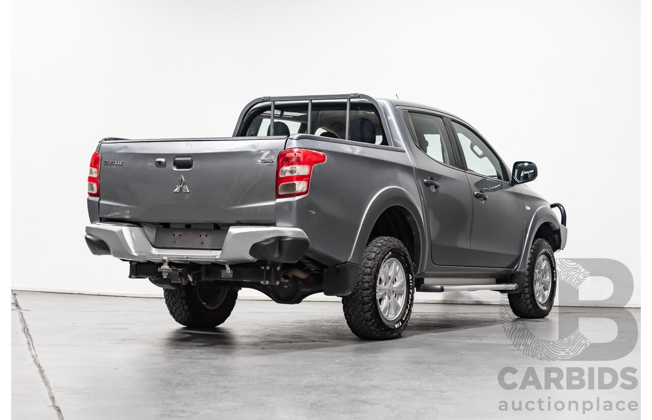 6/2018 Mitsubishi Triton GLX (4x4) MQ Dual C/Chas Grey 2.4L Turbo Diesel