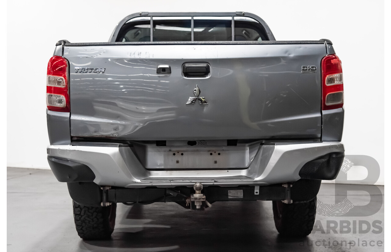 6/2018 Mitsubishi Triton GLX (4x4) MQ Dual C/Chas Grey 2.4L Turbo Diesel