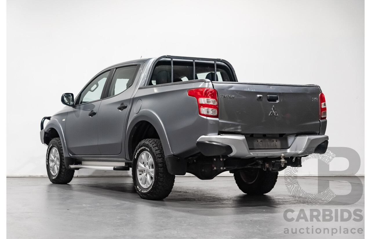 6/2018 Mitsubishi Triton GLX (4x4) MQ Dual C/Chas Grey 2.4L Turbo Diesel