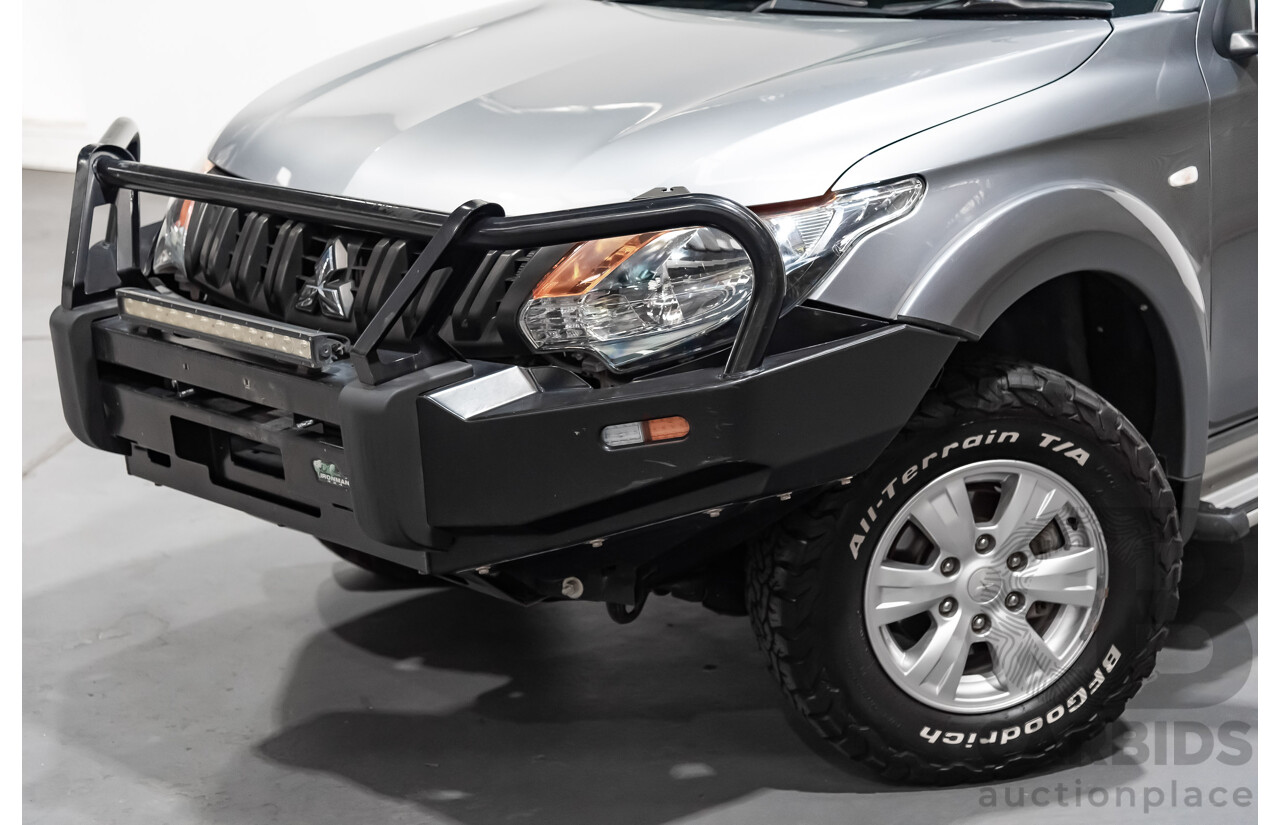 6/2018 Mitsubishi Triton GLX (4x4) MQ Dual C/Chas Grey 2.4L Turbo Diesel