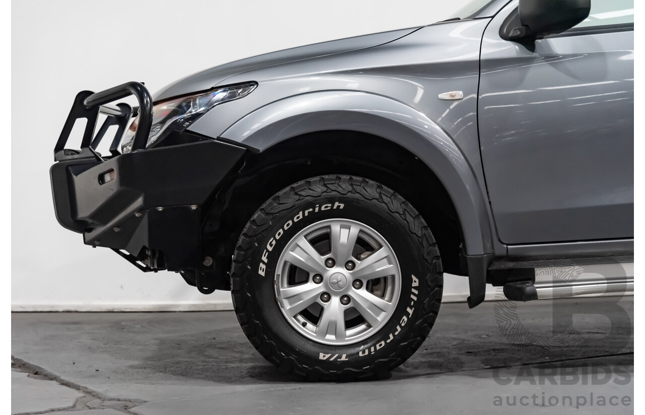 6/2018 Mitsubishi Triton GLX (4x4) MQ Dual C/Chas Grey 2.4L Turbo Diesel