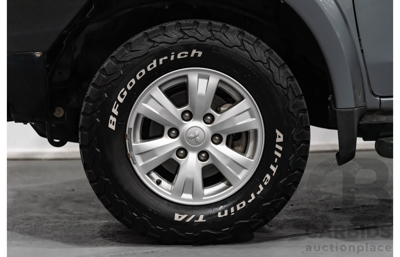 6/2018 Mitsubishi Triton GLX (4x4) MQ Dual C/Chas Grey 2.4L Turbo Diesel
