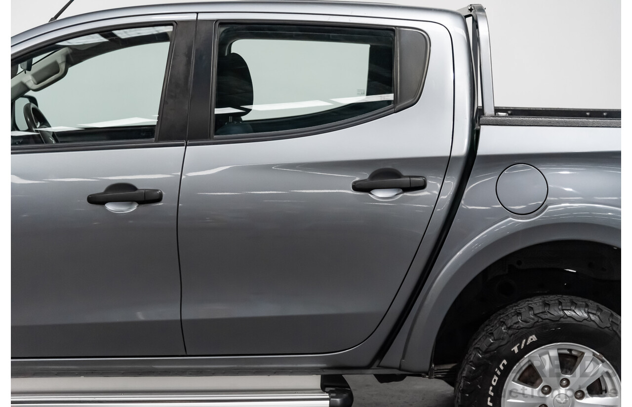 6/2018 Mitsubishi Triton GLX (4x4) MQ Dual C/Chas Grey 2.4L Turbo Diesel