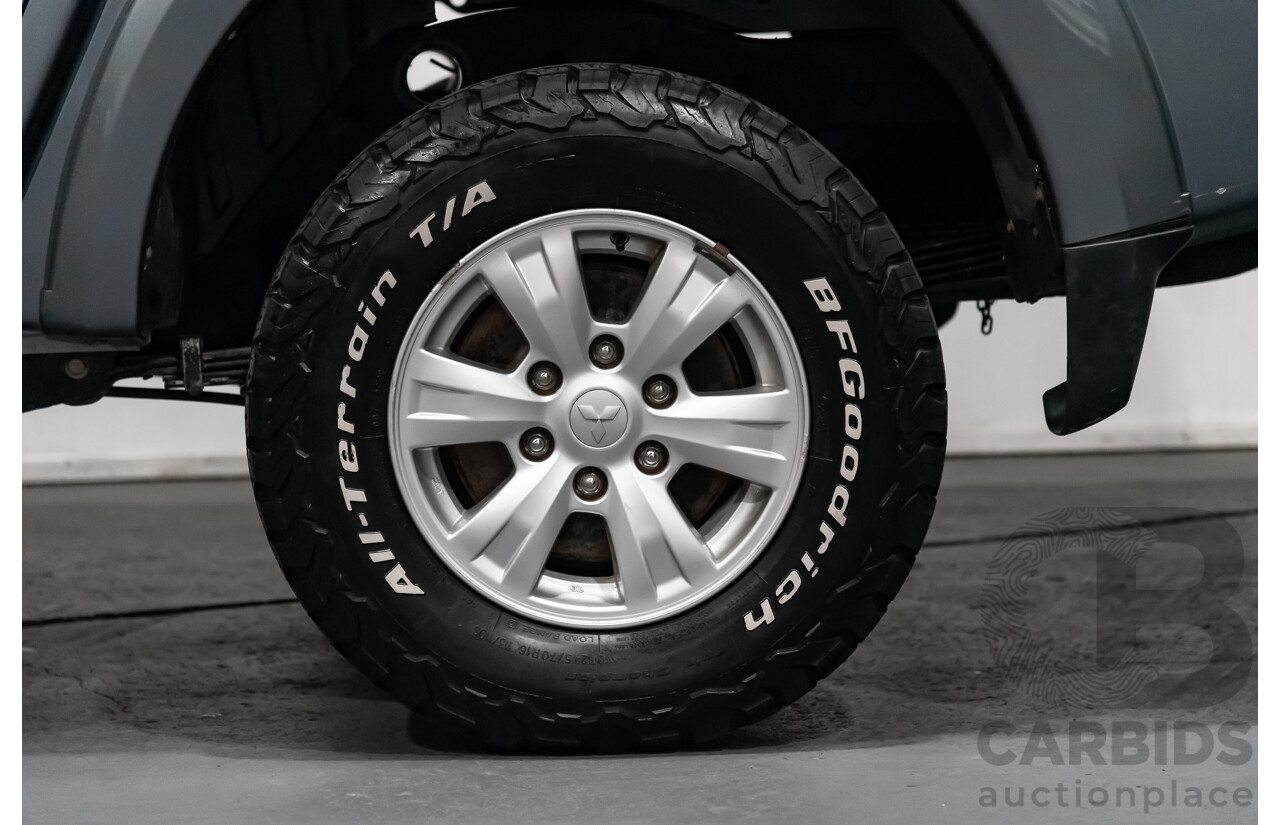 6/2018 Mitsubishi Triton GLX (4x4) MQ Dual C/Chas Grey 2.4L Turbo Diesel