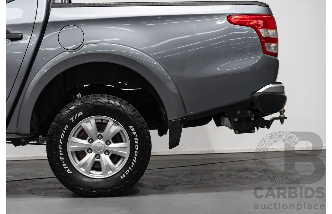 6/2018 Mitsubishi Triton GLX (4x4) MQ Dual C/Chas Grey 2.4L Turbo Diesel