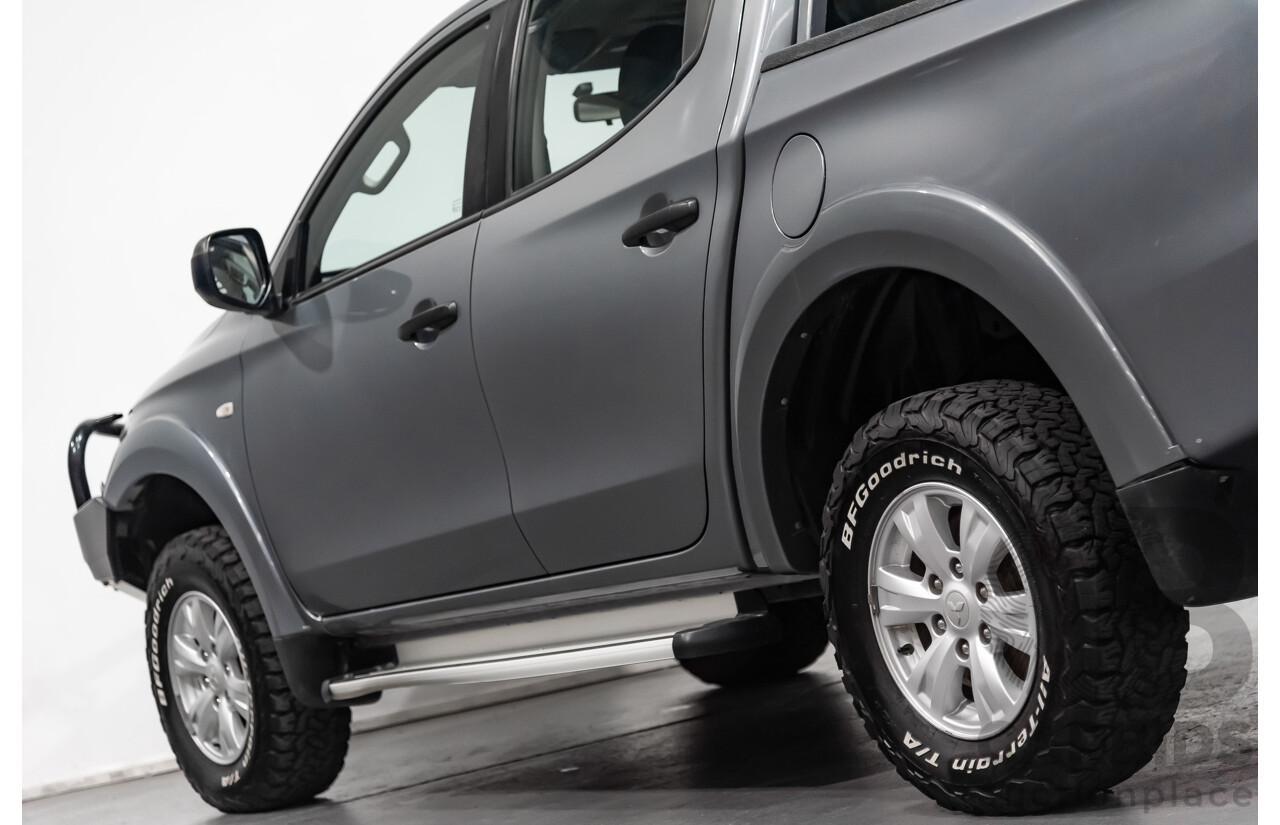 6/2018 Mitsubishi Triton GLX (4x4) MQ Dual C/Chas Grey 2.4L Turbo Diesel