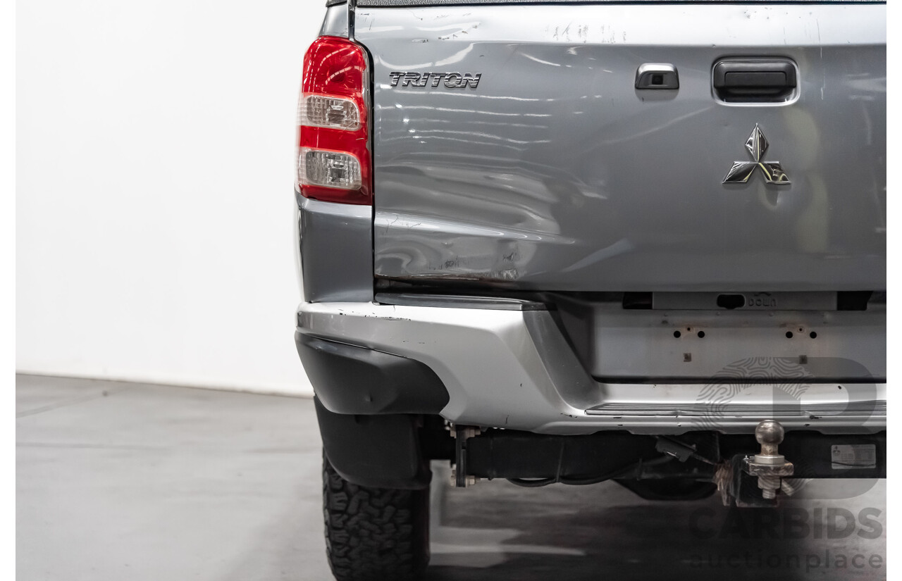 6/2018 Mitsubishi Triton GLX (4x4) MQ Dual C/Chas Grey 2.4L Turbo Diesel