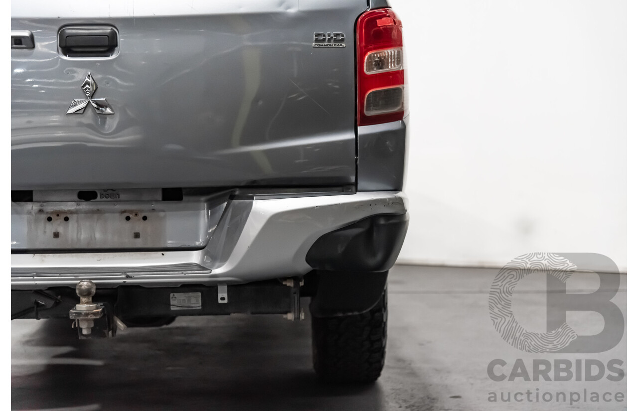6/2018 Mitsubishi Triton GLX (4x4) MQ Dual C/Chas Grey 2.4L Turbo Diesel