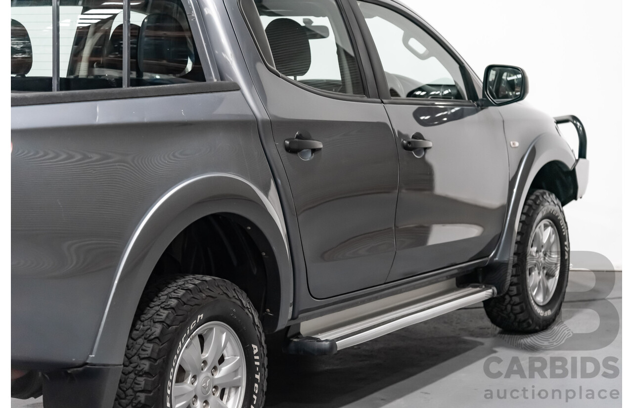 6/2018 Mitsubishi Triton GLX (4x4) MQ Dual C/Chas Grey 2.4L Turbo Diesel