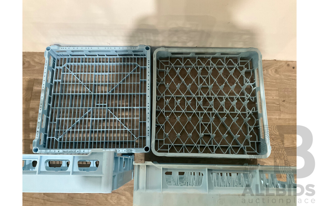 HOBART Plate Rack and Dishwasher Cup Cutlery Rack - LOT of 4 - Estimated ORP $400