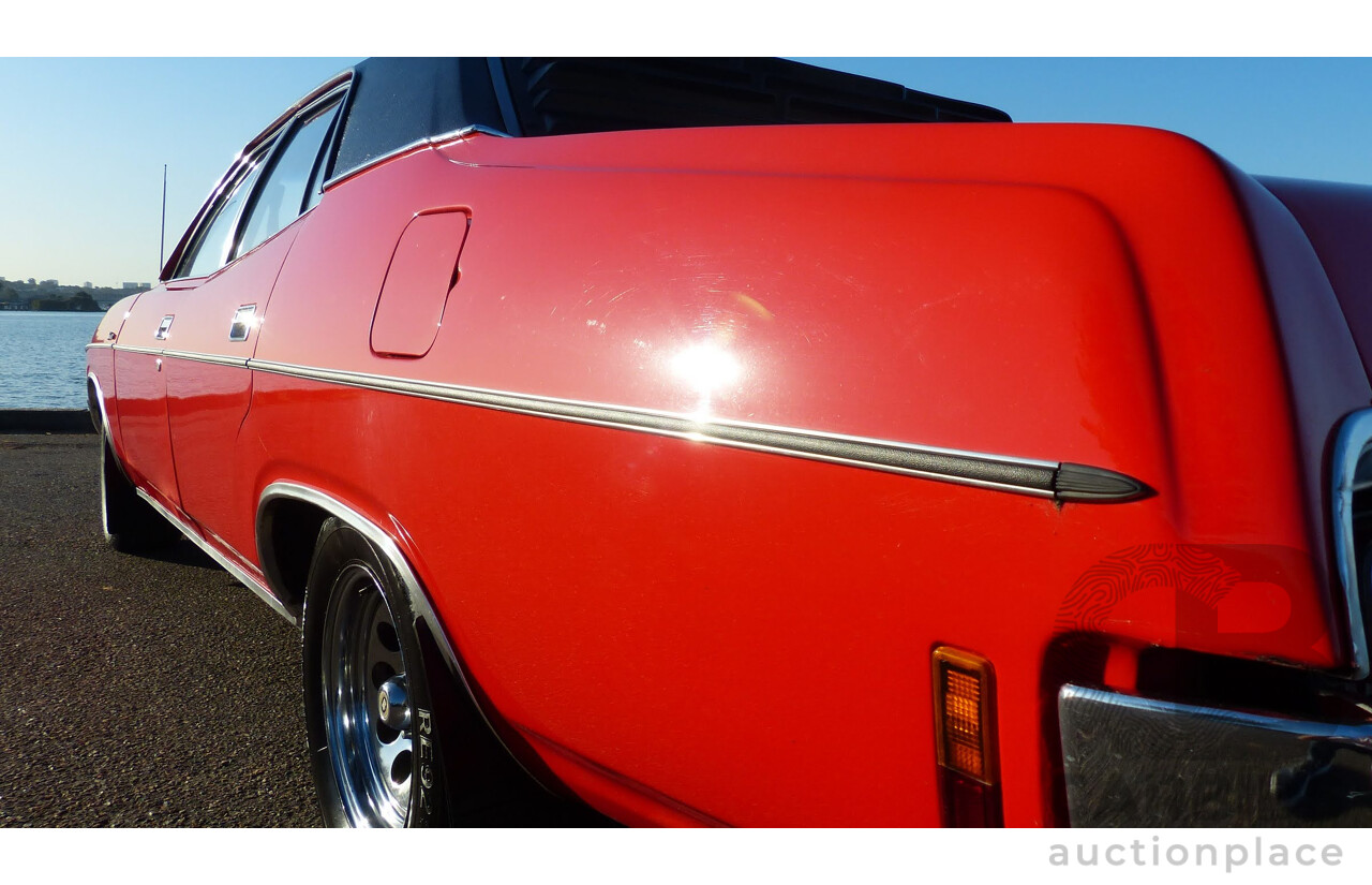 5/1973 Ford Fairlane 500 ZF 4d Sedan Red V8 302ci 5.0L - Matching Numbers