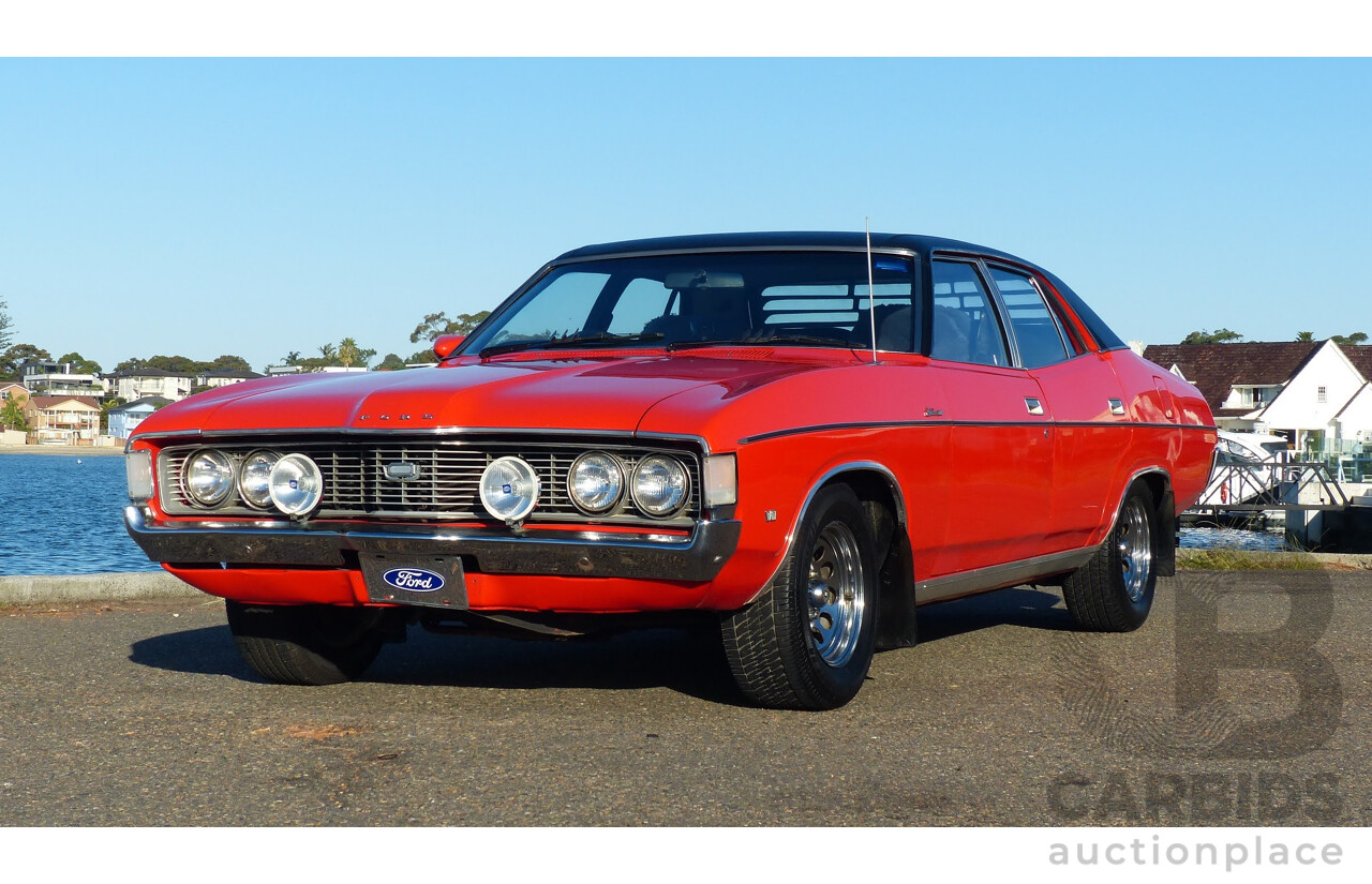 5/1973 Ford Fairlane 500 ZF 4d Sedan Red V8 302ci 5.0L - Matching Numbers