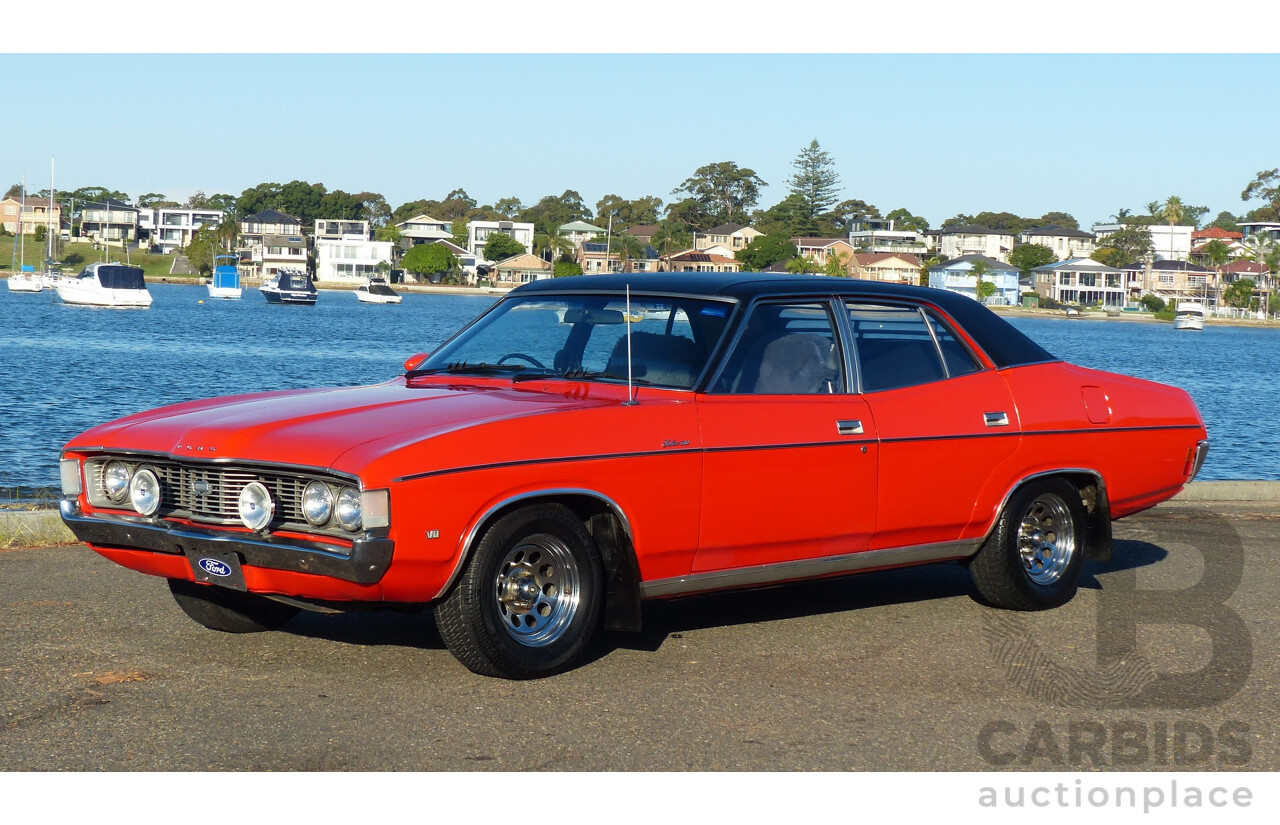 5/1973 Ford Fairlane 500 ZF 4d Sedan Red V8 302ci 5.0L - Matching Numbers