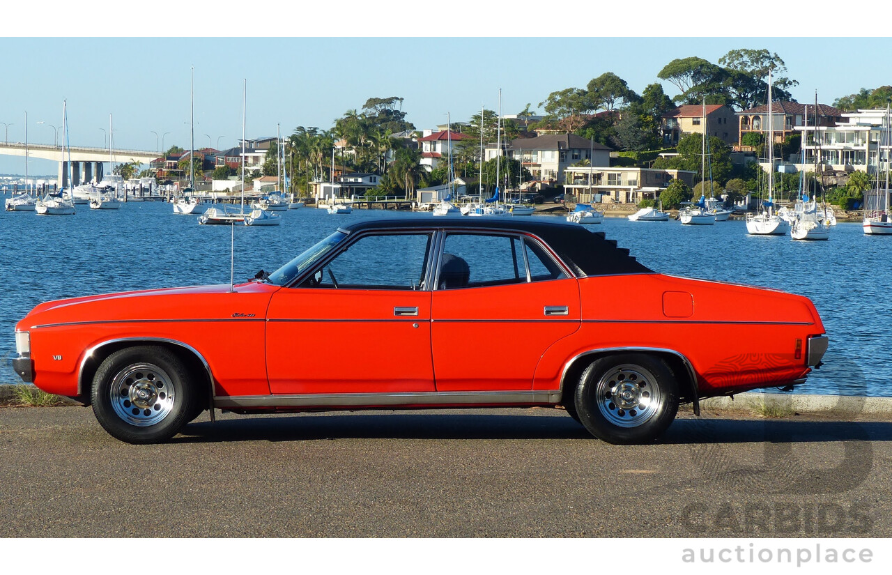 5/1973 Ford Fairlane 500 ZF 4d Sedan Red V8 302ci 5.0L - Matching Numbers