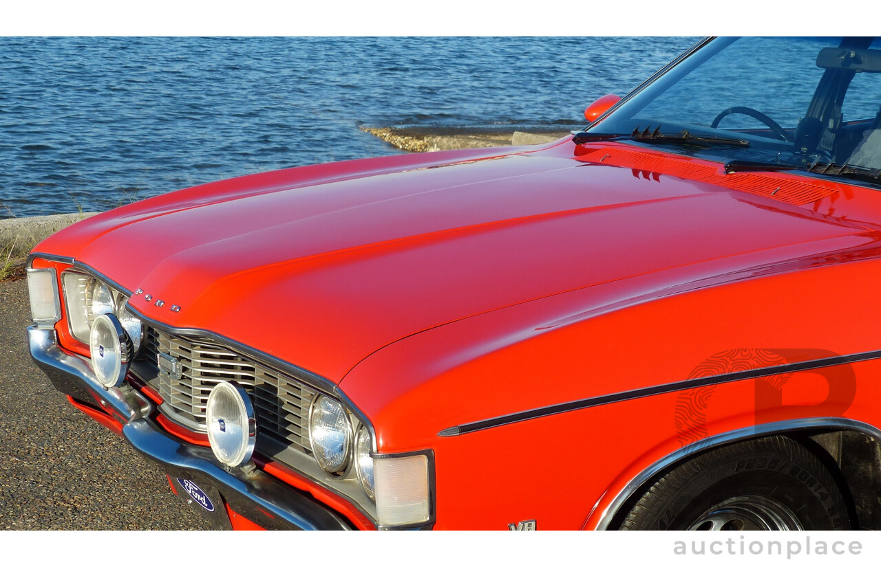 5/1973 Ford Fairlane 500 ZF 4d Sedan Red V8 302ci 5.0L - Matching Numbers