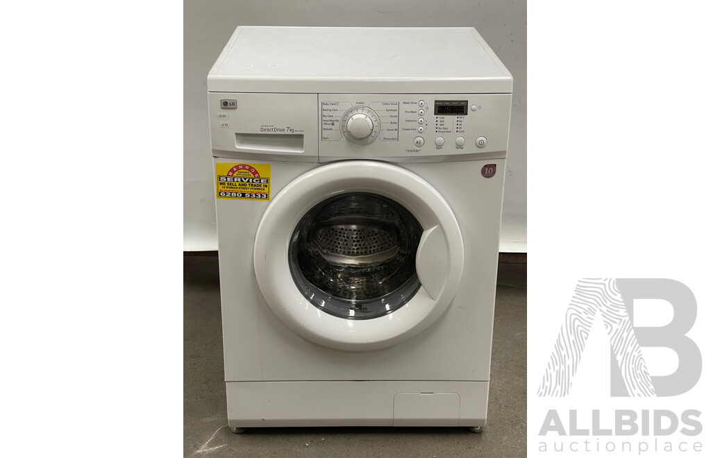 LG Direct Drive 7Kg Front Loader Washing Machine