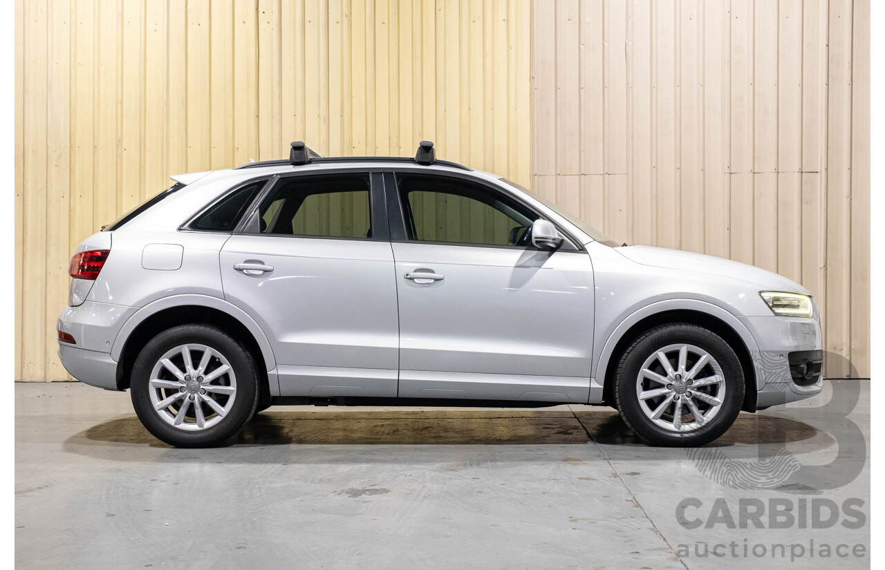 2/2013 Audi Q3 2.0 TFSI Quattro (AWD) 8U 4d Wagon Silver Turbo 2.0L