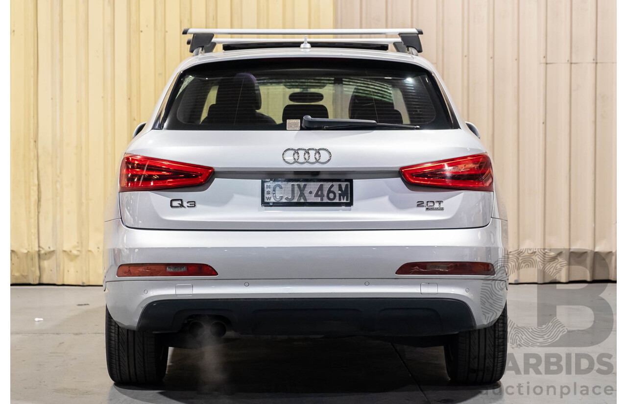 2/2013 Audi Q3 2.0 TFSI Quattro (AWD) 8U 4d Wagon Silver Turbo 2.0L