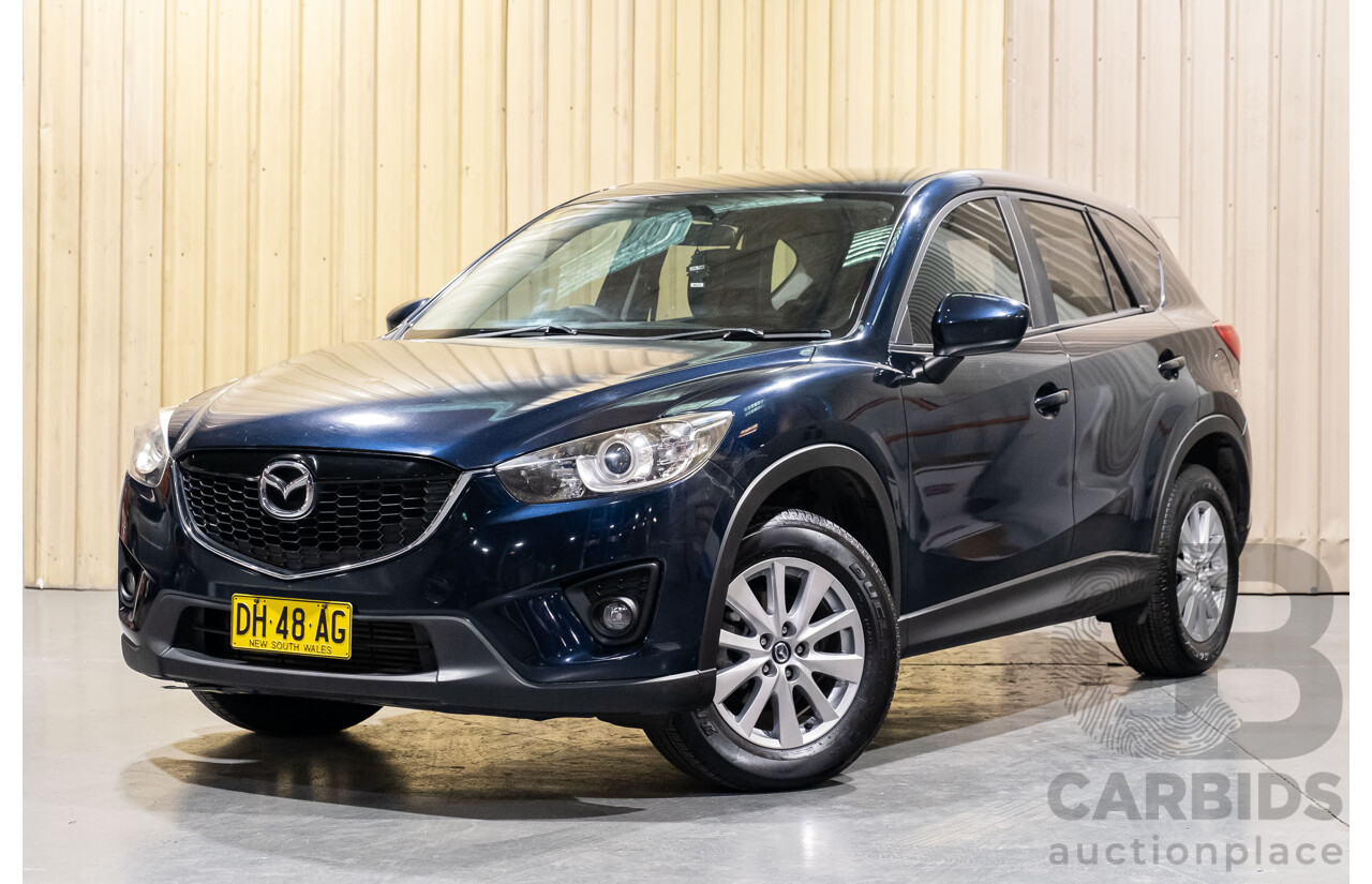 3/2014 Mazda Cx-5 MAXX Sport (4x4) MY13 UPGRADE 4d Wagon Deep Crystal Blue Turbo Diesel 2.2L